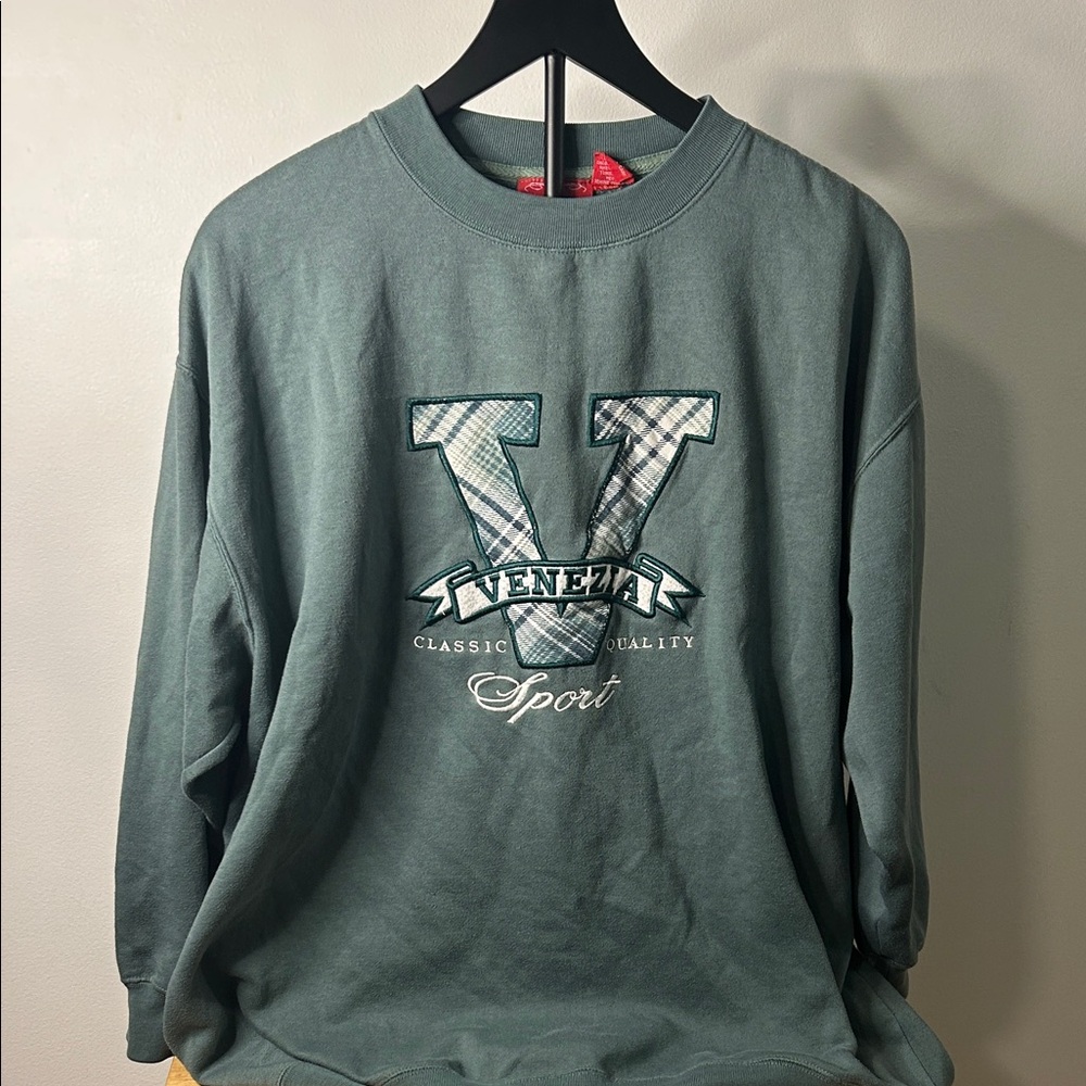 Venezia Women's Crew Neck Sweater - Dark Teal